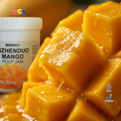BODUO Lizhenduo Mango Pulp Jam 1.2 kg – Drink Base &amp; Mango Flavor Topping