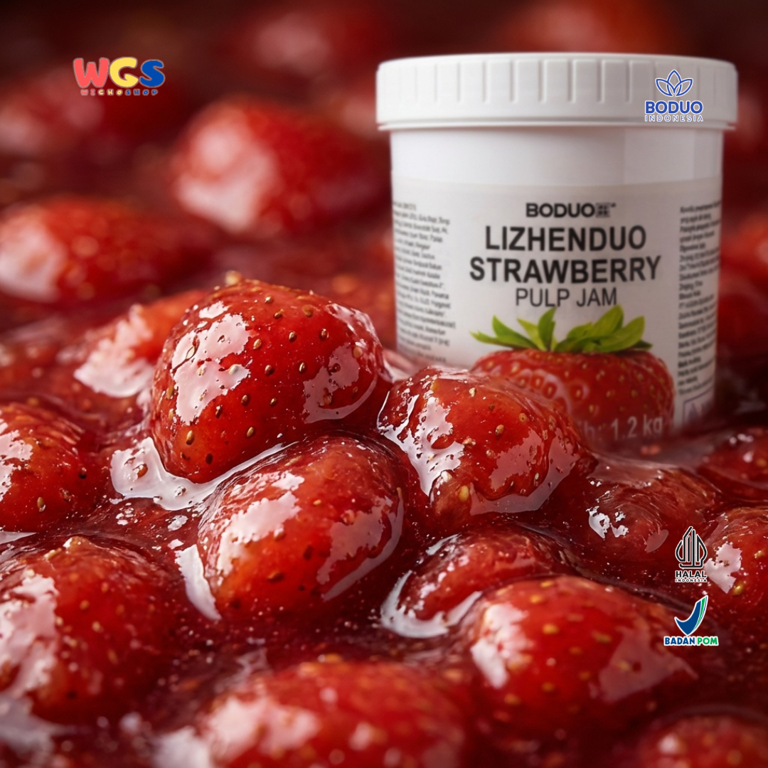 BODUO Lizhenduo Strawberry Pulp Jam 1.2 kg | Strawberry Drink Base &amp; Topping