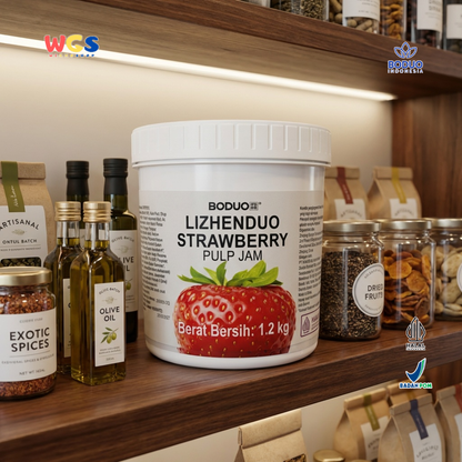 BODUO Lizhenduo Strawberry Pulp Jam 1.2 kg | Strawberry Drink Base &amp; Topping