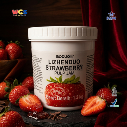 BODUO Lizhenduo Strawberry Pulp Jam 1.2 kg | Strawberry Drink Base &amp; Topping