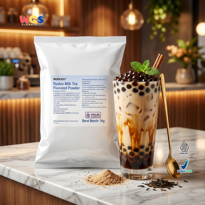 Boduo Milk Tea Flavored Powder Dairy Creamer Low Fat 1kg - Contemporary Drinks, Thai Tea and Dessert