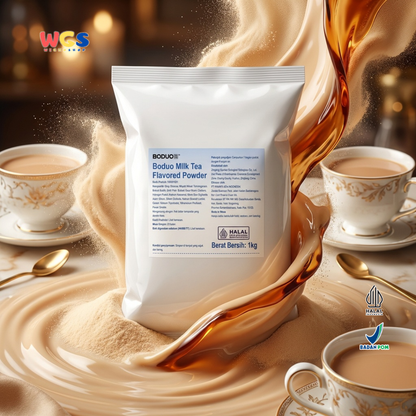 Boduo Milk Tea Flavored Powder Dairy Creamer Low Fat 1kg - Contemporary Drinks, Thai Tea and Dessert