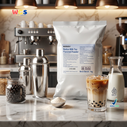 Boduo Milk Tea Flavored Powder Dairy Creamer Low Fat 1kg - Contemporary Drinks, Thai Tea and Dessert