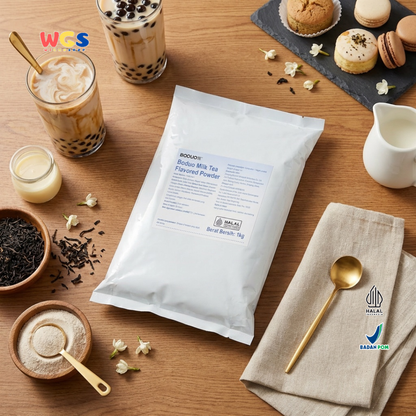 Boduo Milk Tea Flavored Powder Dairy Creamer Low Fat 1kg - Contemporary Drinks, Thai Tea and Dessert