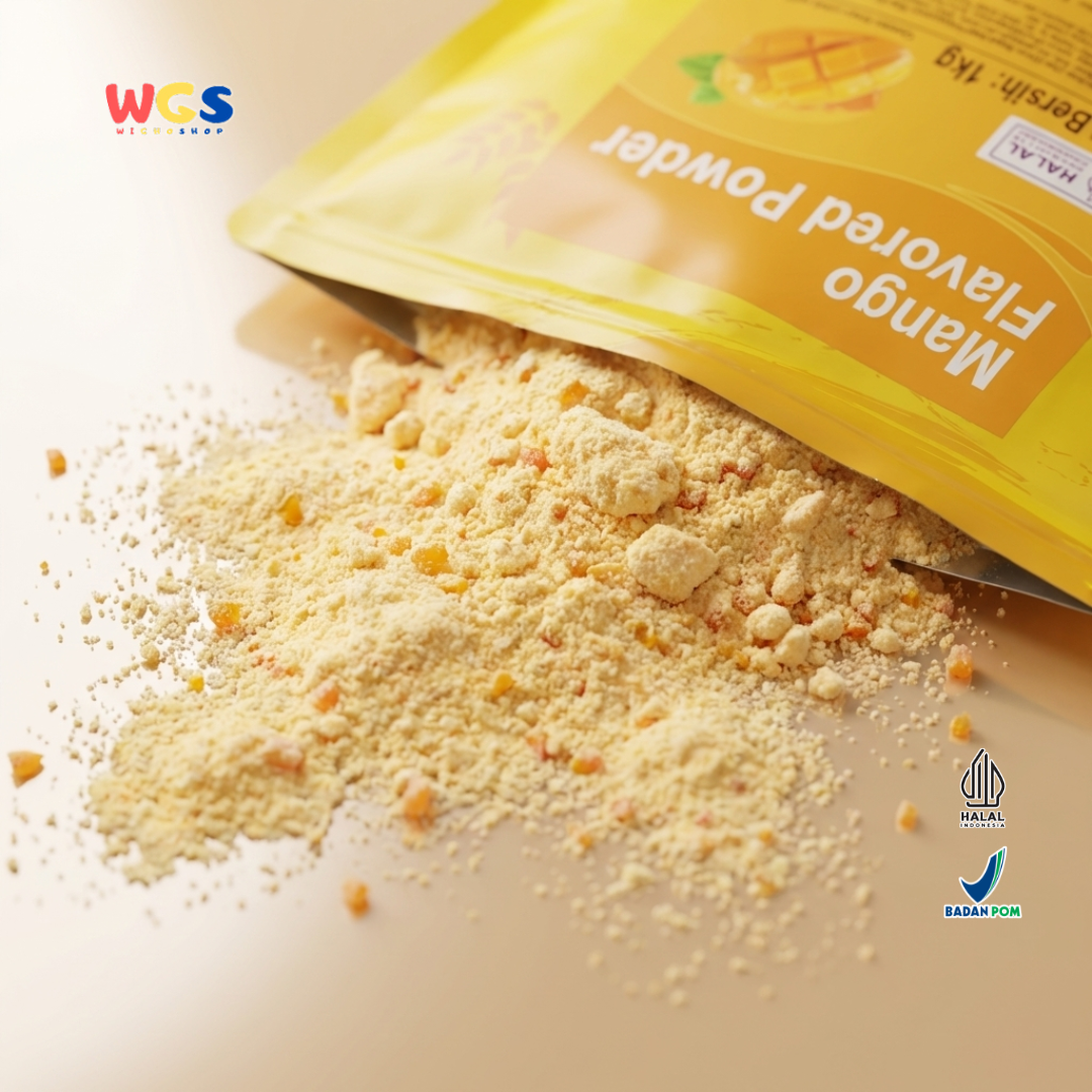 BODUO Mango Flavored Powder 1kg – Bubuk Minuman Rasa Mangga untuk Jus, Smoothie & Dessert