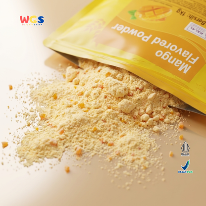 BODUO Mango Flavored Powder 1kg – Bubuk Minuman Rasa Mangga untuk Jus, Smoothie & Dessert