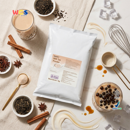 BODUO Milk Tea Powder 1kg – Bubuk Teh Susu Premium untuk Minuman Cafe & Thai Tea