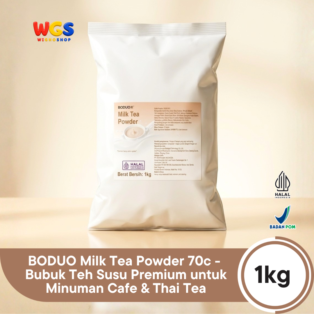 BODUO Milk Tea Powder 1kg – Ready-to-Brew, Creamy Cafe-Style Milk Tea Drink Powder