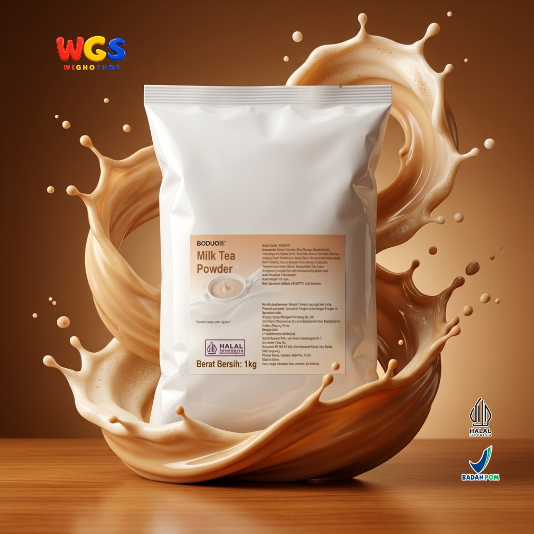 BODUO Milk Tea Powder 1kg – Ready-to-Brew, Creamy Cafe-Style Milk Tea Drink Powder