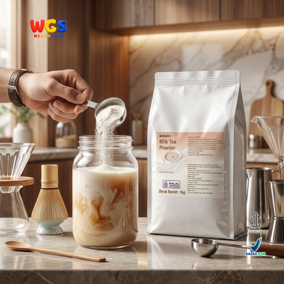 BODUO Milk Tea Powder 1kg – Ready-to-Brew, Creamy Cafe-Style Milk Tea Drink Powder