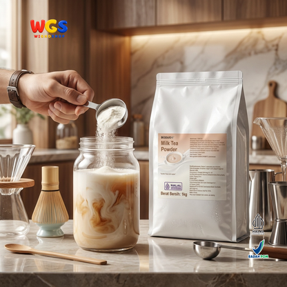 BODUO Milk Tea Powder 1kg – Ready-to-Brew, Creamy Cafe-Style Milk Tea Drink Powder