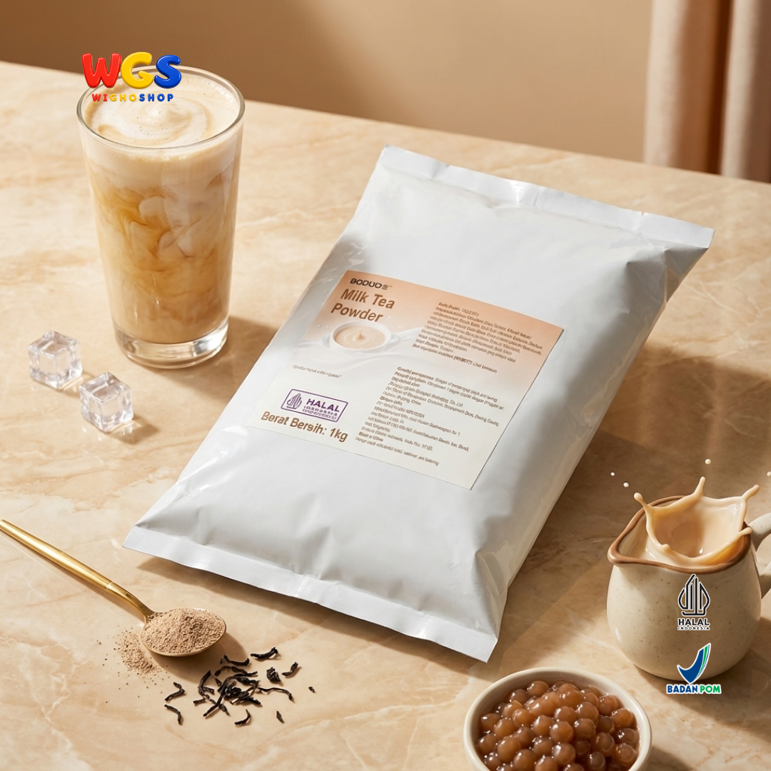 BODUO Milk Tea Powder 1kg – Ready-to-Brew, Creamy Cafe-Style Milk Tea Drink Powder