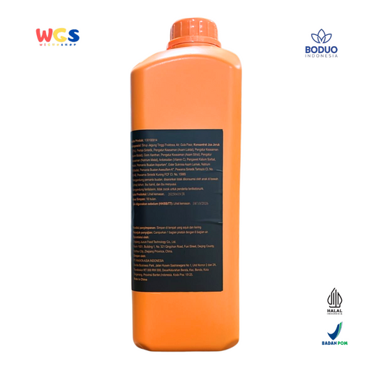 BODUO Orange Flavored Beverage Concentrate 2L – Sirup Jeruk Premium untuk Minuman & Dessert