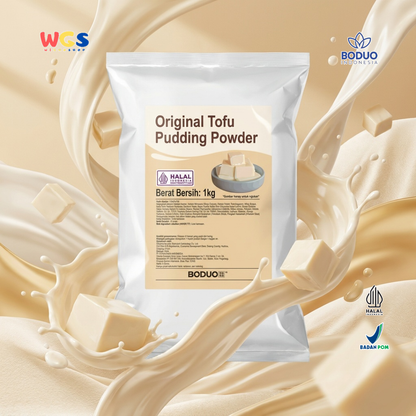 BODUO Original Tofu Pudding Powder 1kg – Soft Tofu Pudding Powder for Modern Desserts