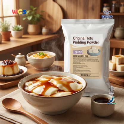 BODUO Original Tofu Pudding Powder 1kg – Soft Tofu Pudding Powder for Modern Desserts