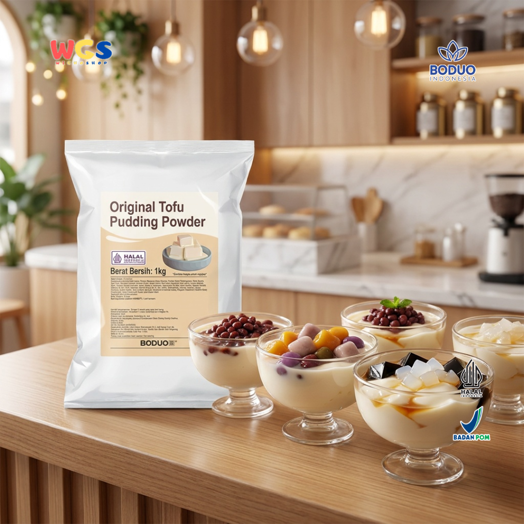 BODUO Original Tofu Pudding Powder 1kg – Soft Tofu Pudding Powder for Modern Desserts