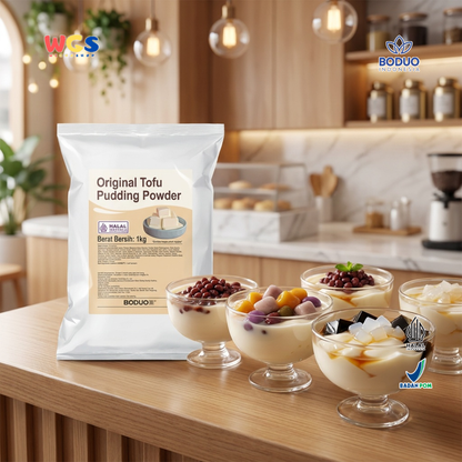 BODUO Original Tofu Pudding Powder 1kg – Soft Tofu Pudding Powder for Modern Desserts