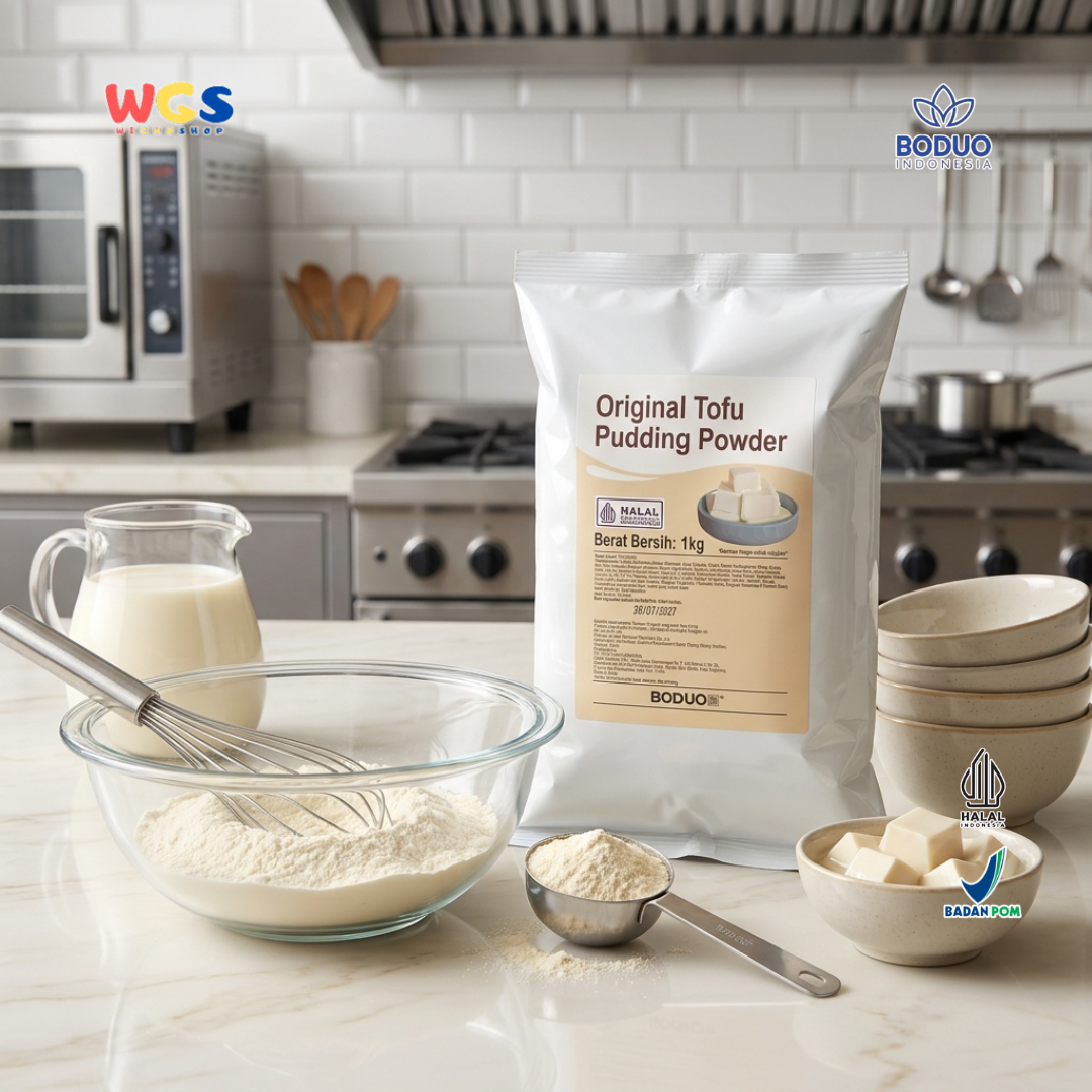 BODUO Original Tofu Pudding Powder 1kg – Soft Tofu Pudding Powder for Modern Desserts