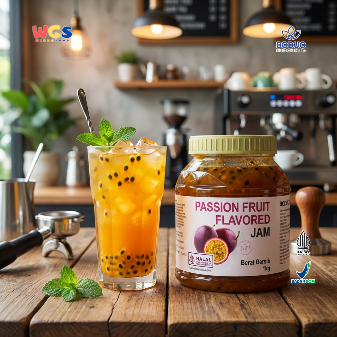 BODUO Passion Fruit Flavored Jam 1kg – Authentic, Fresh &amp; Versatile Passion Fruit Jam