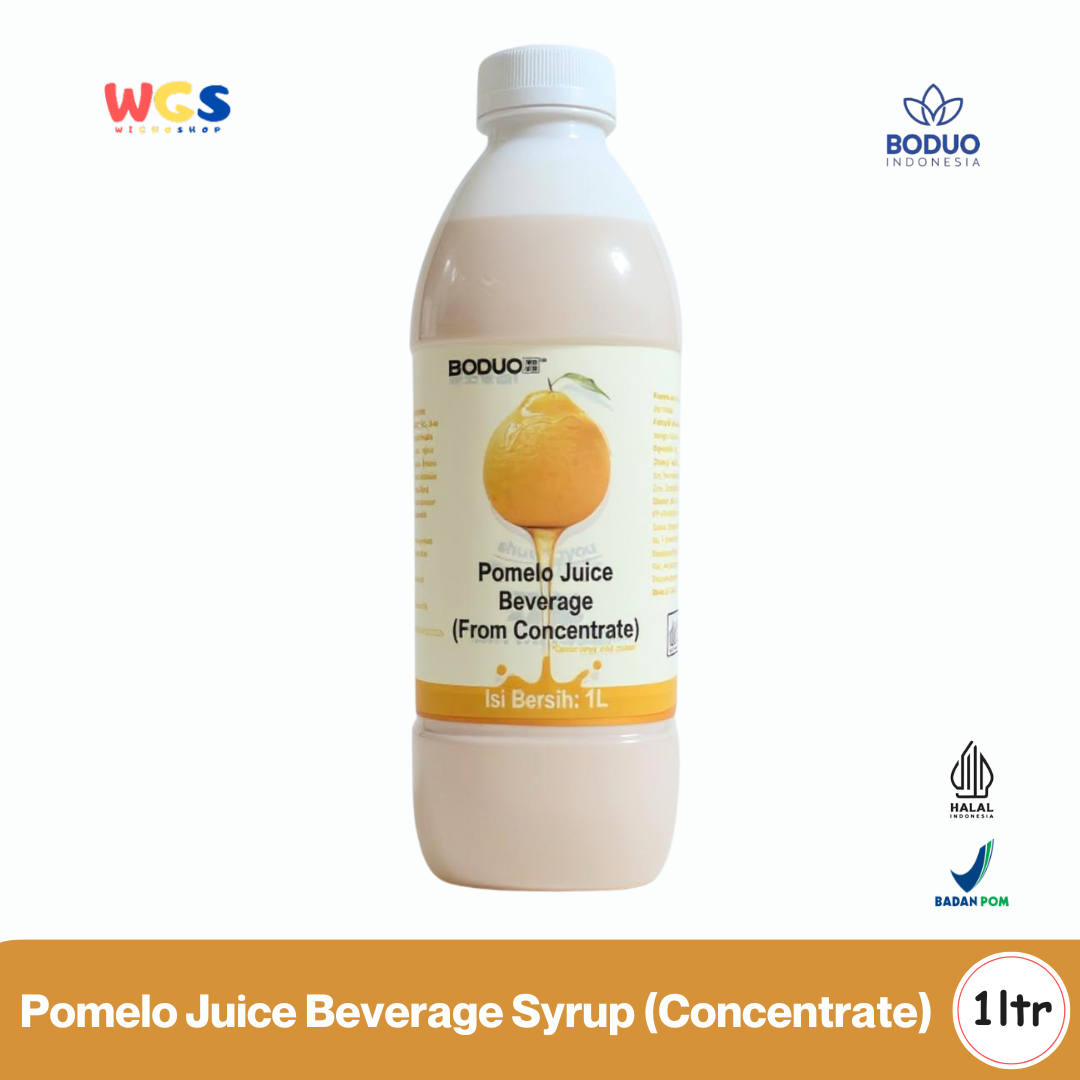 BODUO Pomelo Juice Beverage Concentrate 1L - Sirup Jeruk Bali Segar untuk Minuman Modern