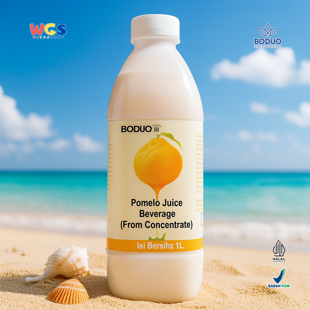 BODUO Pomelo Juice Beverage Concentrate 1L - Sirup Jeruk Bali Segar untuk Minuman Modern