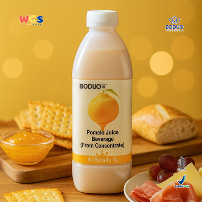 BODUO Pomelo Juice Beverage Concentrate 1L - Sirup Jeruk Bali Segar untuk Minuman Modern