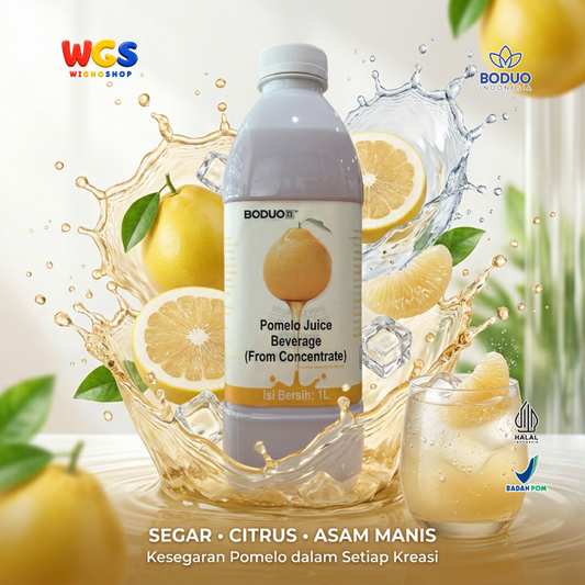 BODUO Pomelo Juice Syrup 1 Liter - Sirup Pomelo untuk Mocktail Soda Fruit Tea Minuman Cafe