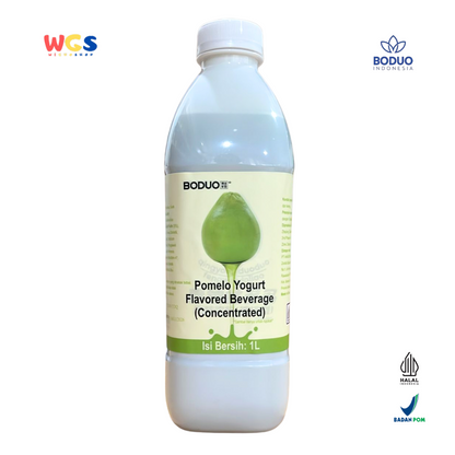 BODUO Pomelo Yogurt Flavored Syrup 1L - Sirup Jeruk Madu Yogurt Asam Manis Segar untuk Minuman