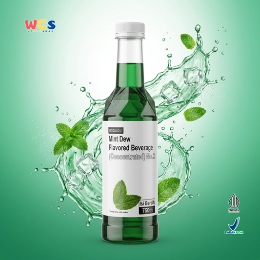 Boduo Mint Dew Syrup Flavor 750ml – Mint Flavored Concentrated Syrup for Drinks &amp; Desserts