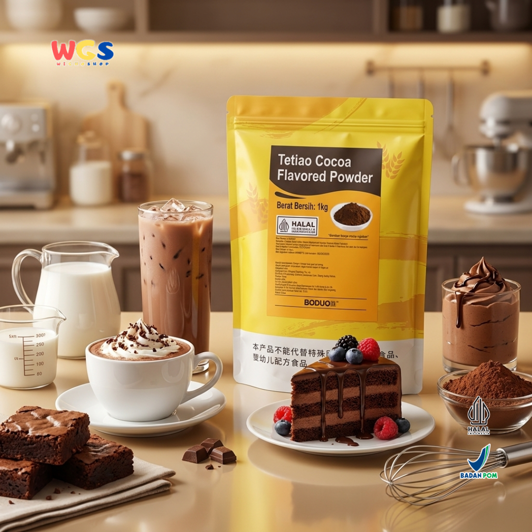 BODUO Tetiao Cocoa Flavored Powder 1 kg – Premium Quality Chocolate Flavored Powder