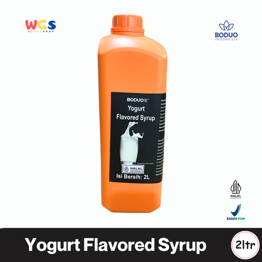 BODUO Yogurt Flavored Syrup 2L – Sirup Rasa Yogurt Premium untuk Minuman dan Dessert Kekinian