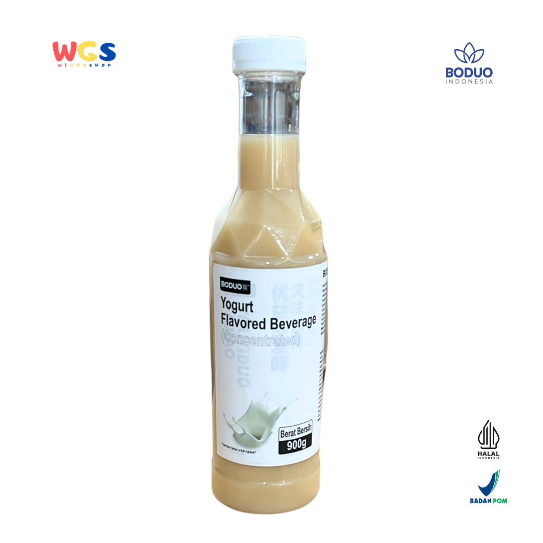 BODUO Yogurt Flavored Syrup 900g - Sirup Rasa Yogurt Creamy Segar untuk Minuman & Dessert