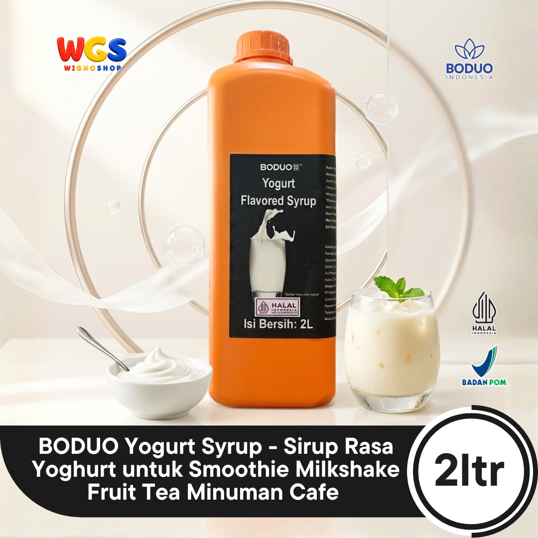 BODUO Yogurt Flavored Syrup 2L – Premium Yogurt Flavored Syrup for Contemporary Drinks and Desserts