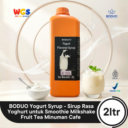 BODUO Yogurt Flavored Syrup 2L – Premium Yogurt Flavored Syrup for Contemporary Drinks and Desserts