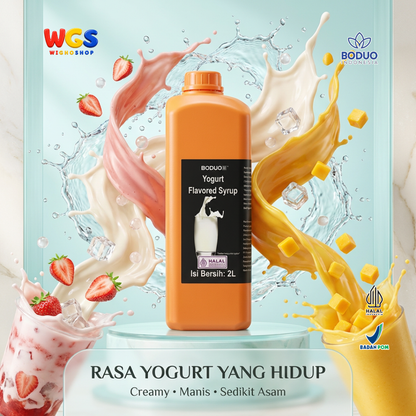 BODUO Yogurt Flavored Syrup 2L – Premium Yogurt Flavored Syrup for Contemporary Drinks and Desserts