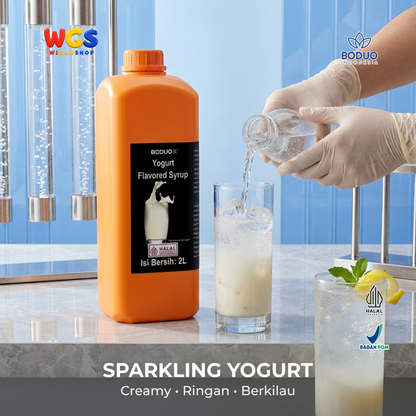 BODUO Yogurt Flavored Syrup 2L – Premium Yogurt Flavored Syrup for Contemporary Drinks and Desserts
