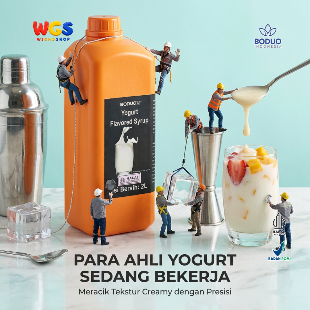 BODUO Yogurt Flavored Syrup 2L – Premium Yogurt Flavored Syrup for Contemporary Drinks and Desserts
