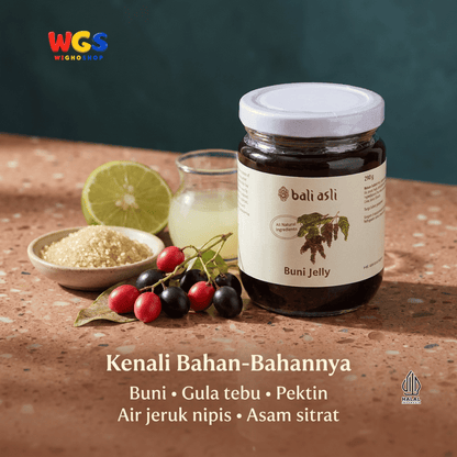 Bali Asli Buni Jelly 290g - Selai Buah Buni Alami Tanpa Pengawet