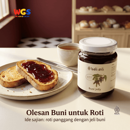 Bali Asli Buni Jelly 290g - Selai Buah Buni Alami Tanpa Pengawet