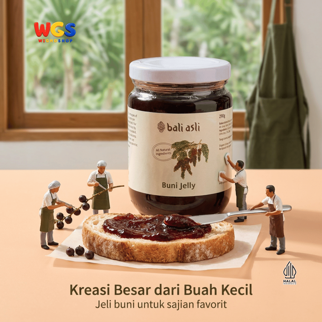 Bali Asli Buni Jelly 290g - Selai Buah Buni Alami Tanpa Pengawet