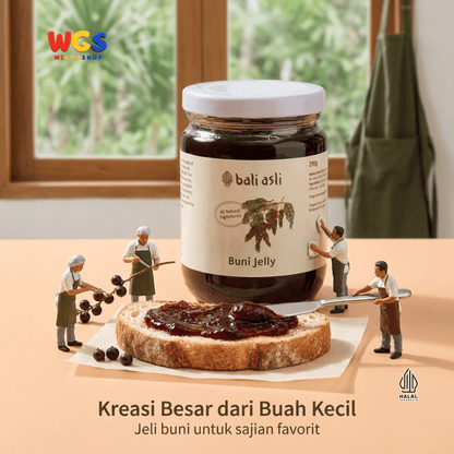 Bali Asli Buni Jelly 290g - Selai Buah Buni Alami Tanpa Pengawet