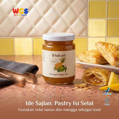 Bali Asli Pineapple Mango Jam 280g - Selai Nanas Mangga Alami Tanpa Pengawet