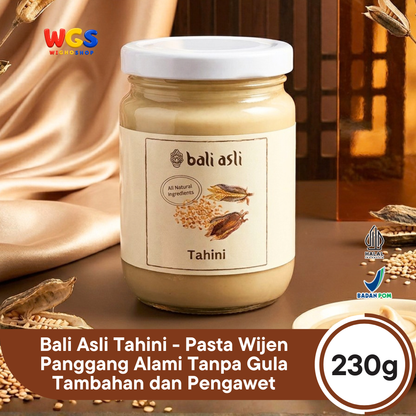 Bali Asli Tahini 230g - Pasta Wijen Panggang Alami Tanpa Gula Tambahan dan Pengawet