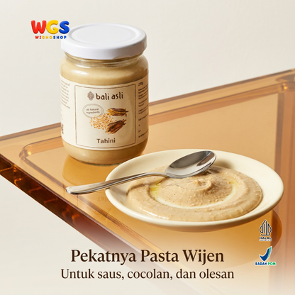 Bali Asli Tahini 230g - Pasta Wijen Panggang Alami Tanpa Gula Tambahan dan Pengawet