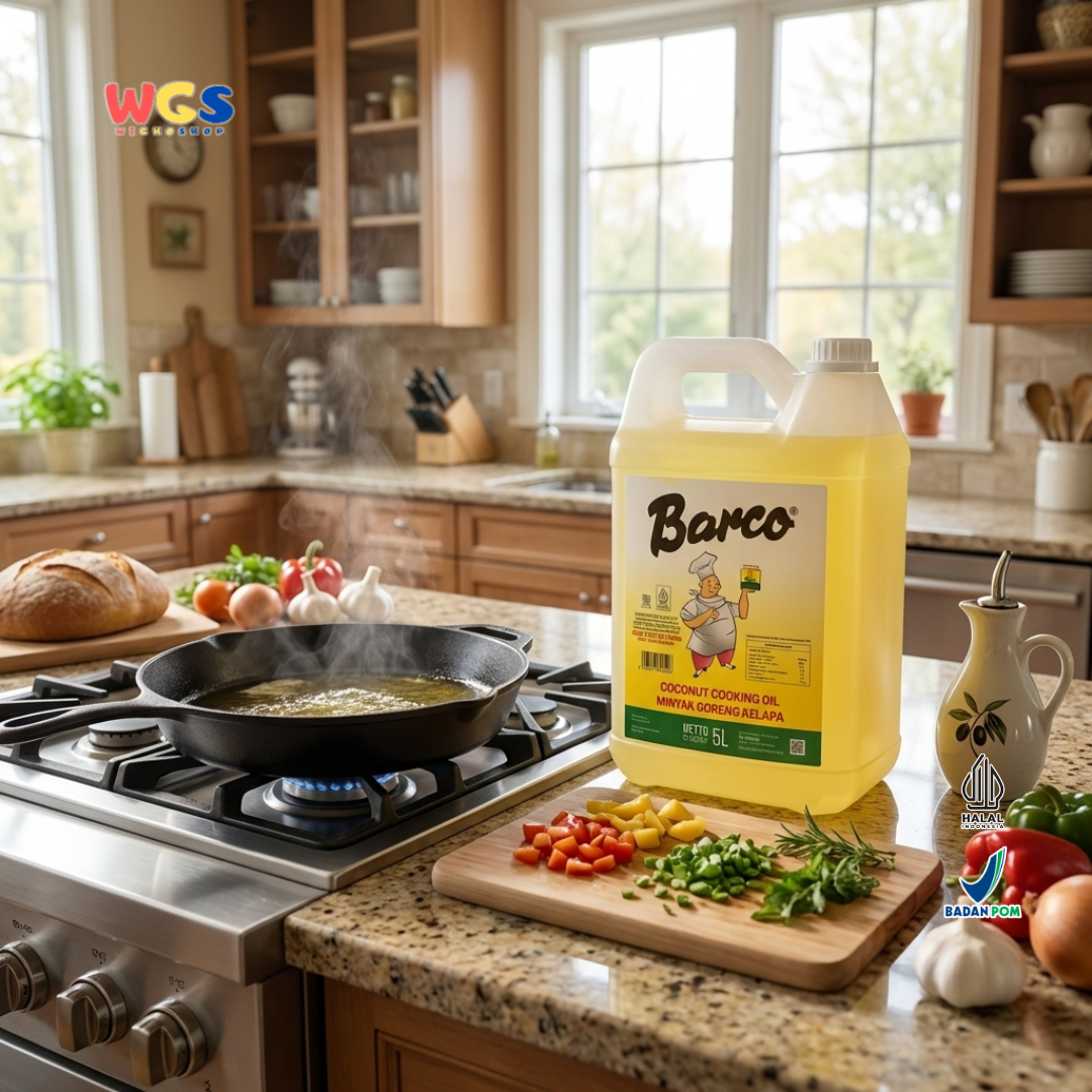 Barco Coconut Cooking Oil 5L Coconut Cooking Oil – A Healthy, Multipurpose Oil for Cooking