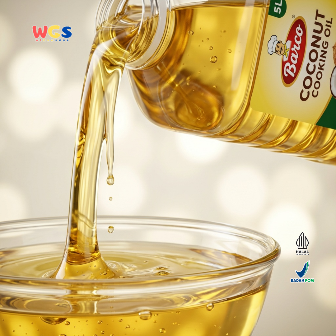 Barco Coconut Cooking Oil 5L Coconut Cooking Oil – A Healthy, Multipurpose Oil for Cooking