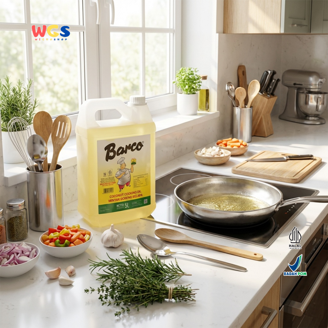 Barco Coconut Cooking Oil 5L Coconut Cooking Oil – A Healthy, Multipurpose Oil for Cooking