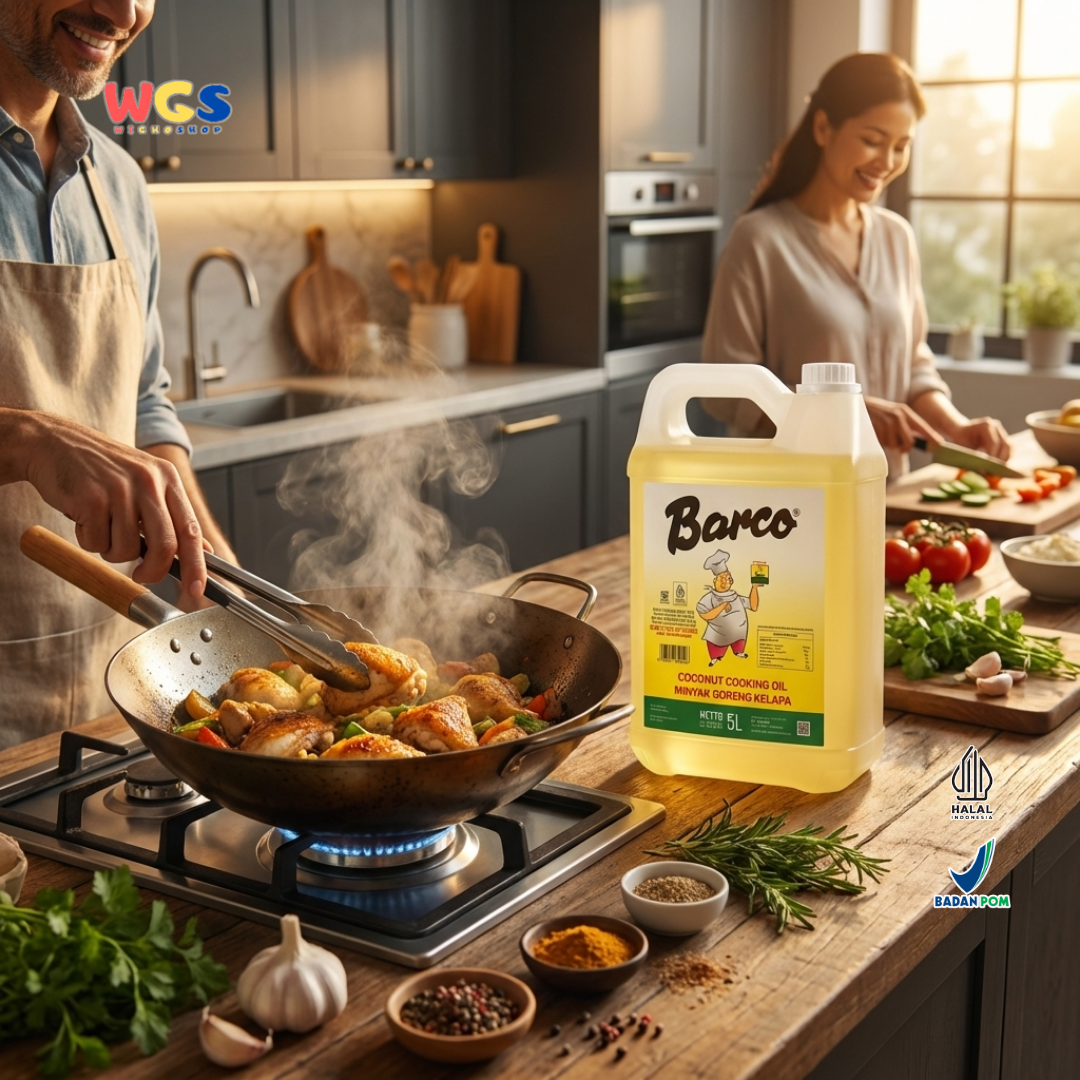 Barco Coconut Cooking Oil 5L Coconut Cooking Oil – A Healthy, Multipurpose Oil for Cooking