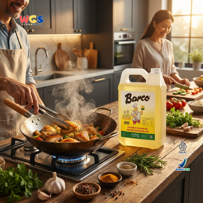 Barco Coconut Cooking Oil 5L Coconut Cooking Oil – A Healthy, Multipurpose Oil for Cooking