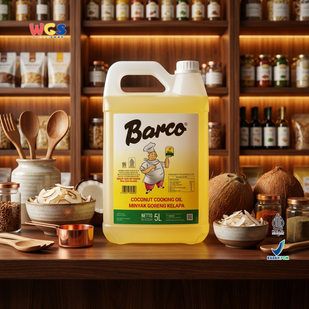 Barco Coconut Cooking Oil 5L Coconut Cooking Oil – A Healthy, Multipurpose Oil for Cooking